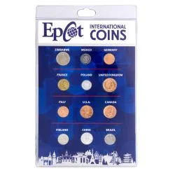 Disney Coin Set - Epcot International Coins - Walt Disney World