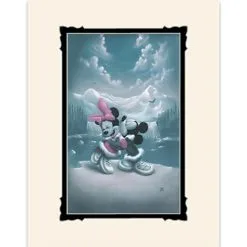 Disney Art Print - Mickey And Minnie Mouse - Alaska Adventure
