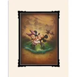 Disney Art Print - Mickey And Minnie - Life With You Is A Dream