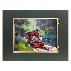 Disney Art Print - Frontierland Approach Deluxe Print On Paper