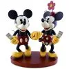 Disney Medium Figure Statue - Pie-Eyed Minnie Mouse And Mickey Mouse -Gallery Of Lights Shop 7509002524521