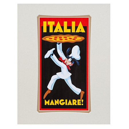 Disney Art Print - Pizza Goofy - Italia Mangiare By Brian Blackmore 3 Disney Art Print - Pizza Goofy - Italia Mangiare By Brian Blackmore