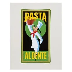 Disney Art Print - Pasta Goofy - Pasta Al Dente By Brian Blackmore