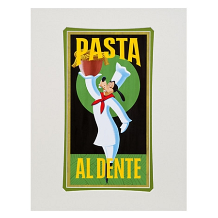 Disney Art Print - Pasta Goofy - Pasta Al Dente By Brian Blackmore 3 Disney Art Print - Pasta Goofy - Pasta Al Dente By Brian Blackmore