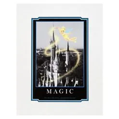 Disney Art Print - Tinker Bell Magic - Cinderella's Castle