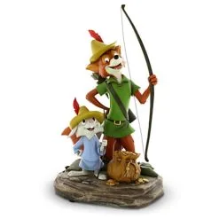 Disney Medium Figure Statue - Robin Hood And Skippy