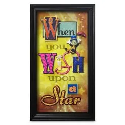 Disney Shadowbox - Jiminy Cricket - When You Wish Upon A Star