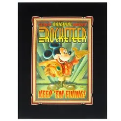 Disney Art Print - Mickey Mouse As The Rocketeer