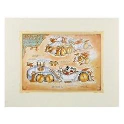 Disney Art Print - Scrooge McDuck's Steam Powered Time Travel Sedan
