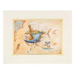 Disney Art Print - Goofy - Goofy's Pedal Powered Airship