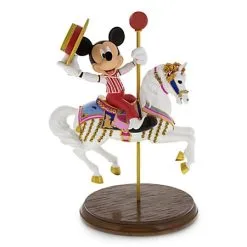 Disney Medium Figure - Jingles And Mickey Mouse Carousel Horse