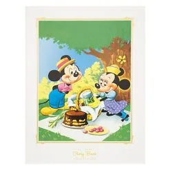 Disney Story Book Deluxe Art Print - Mickey & Minnie Picnic