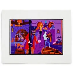 Disney Shag Art Print - Pirates Of The Caribbean - Left Side