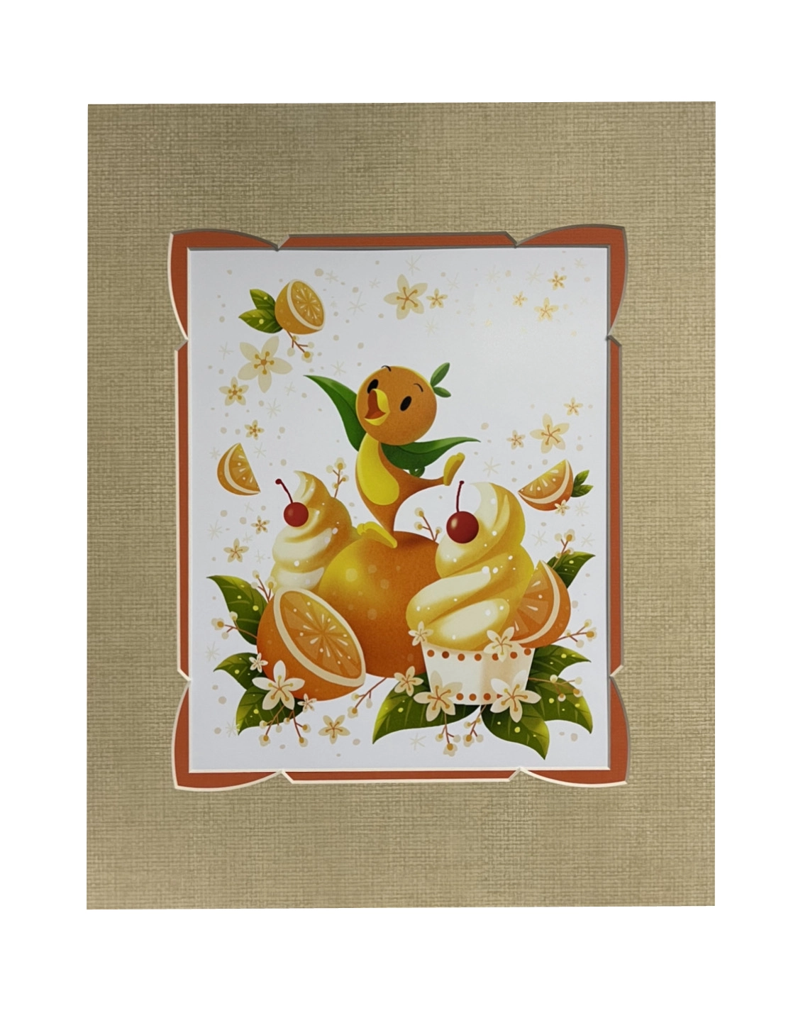 Disney Art Print - Orange Bird - Happy Orange Song 3 Disney Art Print - Orange Bird - Happy Orange Song