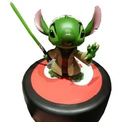 Disney Figure Statue - Star Wars - Jedi Master Yoda Stitch