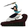 Disney Medium Figure - Mulan - Brave And Defiant -Gallery Of Lights Shop sc11162