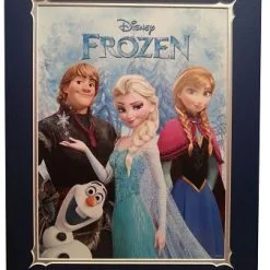 Disney Art Print - Frozen - Anna, Elsa, Kristoff, And Olaf